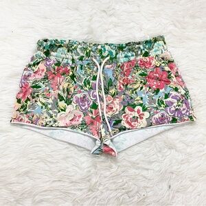 BEACH RIOT Lydia Floral Print Shorts